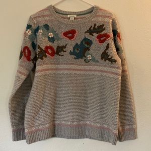 COPY - Sundance embroidered wool sweater size small